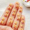 50pcs Mini Colored Cartoon Such As Puppies, Rabbits, Giraffes, and Pandas Nail Art Flatback Stone Figurines Scrapbook Charm DIY