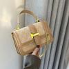 Womens Stylish 2022 Casual Shoulder Bags Chic Small Square Handheld Purses In White Khaki Black And