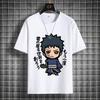 Naruto Casual White Childrens Tshirt Summer New Anime Peripheral Printed Parentchild Outfit Pure Cotton Fashionable Tshirt