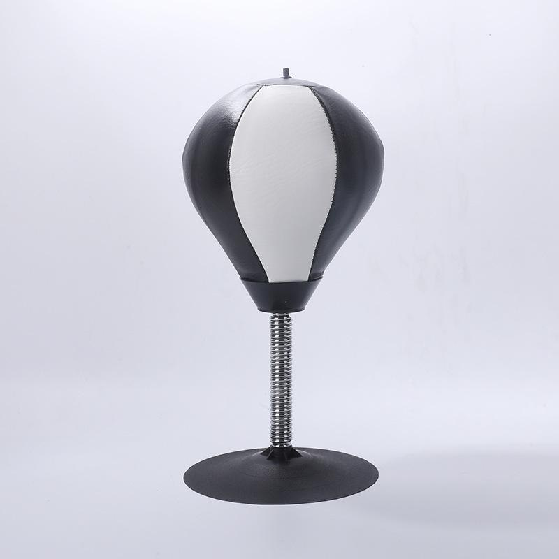 Large Suction Cup Desktop Speed Ball with Inflatable Punching Ball and Boxing Gloves for Stress Relief