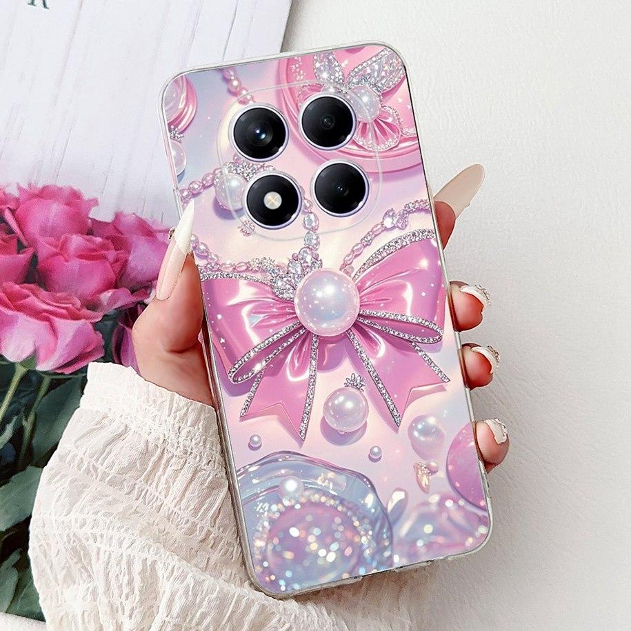 For Xiaomi Redmi Note 14 Pro Plus Case New Popular Flower Marble Soft Silicone Cover For Xiaomi Redmi Note 14 Pro Global Capinha