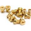 12Pcs Motorcycle Main Jets Injector Nozzle Gold Metal M5 Thread Motor Carburetor Main Nozzle 45-72/75-102 Size Getto Principale