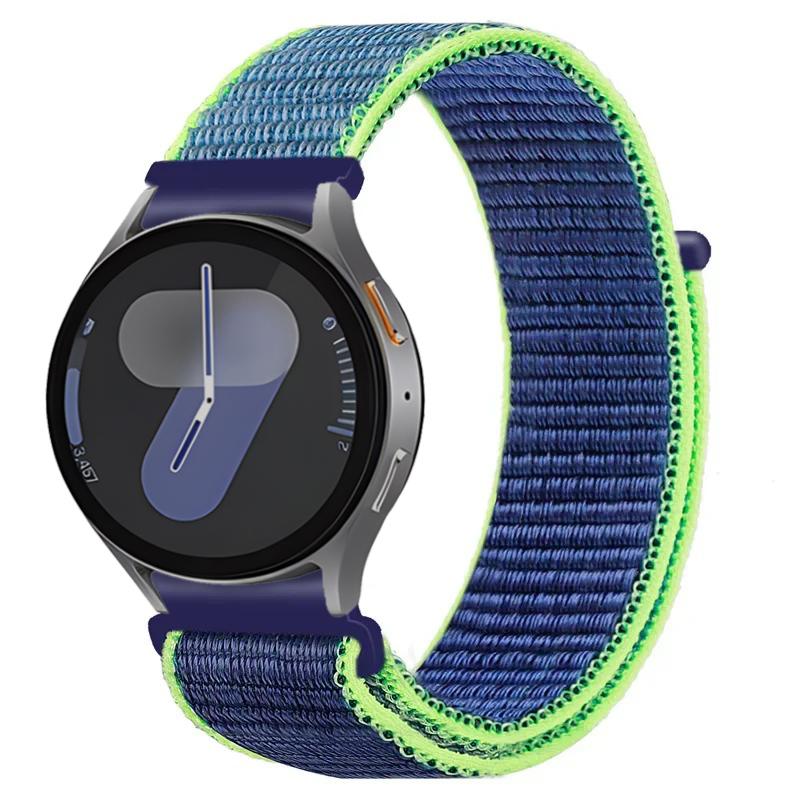 Nylon Loop Band for Samsung Galaxy Watch 7/FE/6 5 4 44mm 40mm Original Wristband for Watch 6 Classic 47mm 43mm/5 Pro 45mm Strap