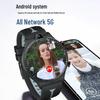 Android 5G Smartwatch with Round Dial, Insertable SIM, WiFi, Multifunctional, Black.