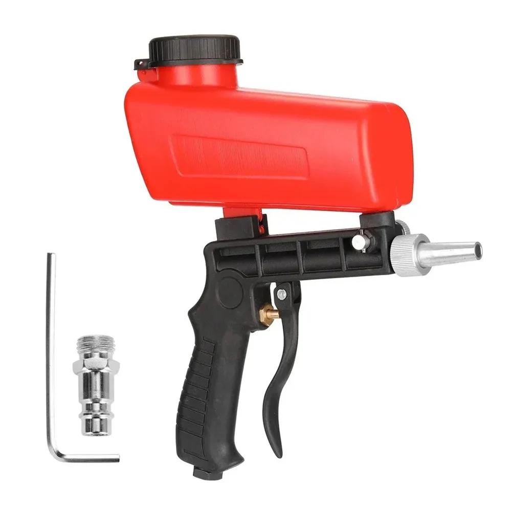 

150PSI Sandblasting Gun Sand Blaster Adjustable Sand Blasting Machine Gravity Portable Handheld Pneumatic Blasting Gun