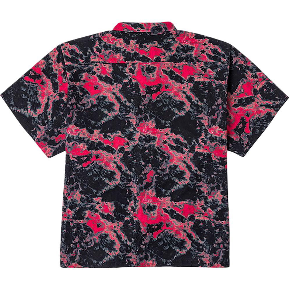 Vans Comfortable Stylish Button Short Sleeve Shirt Men shirts Red VN000P08IZQ