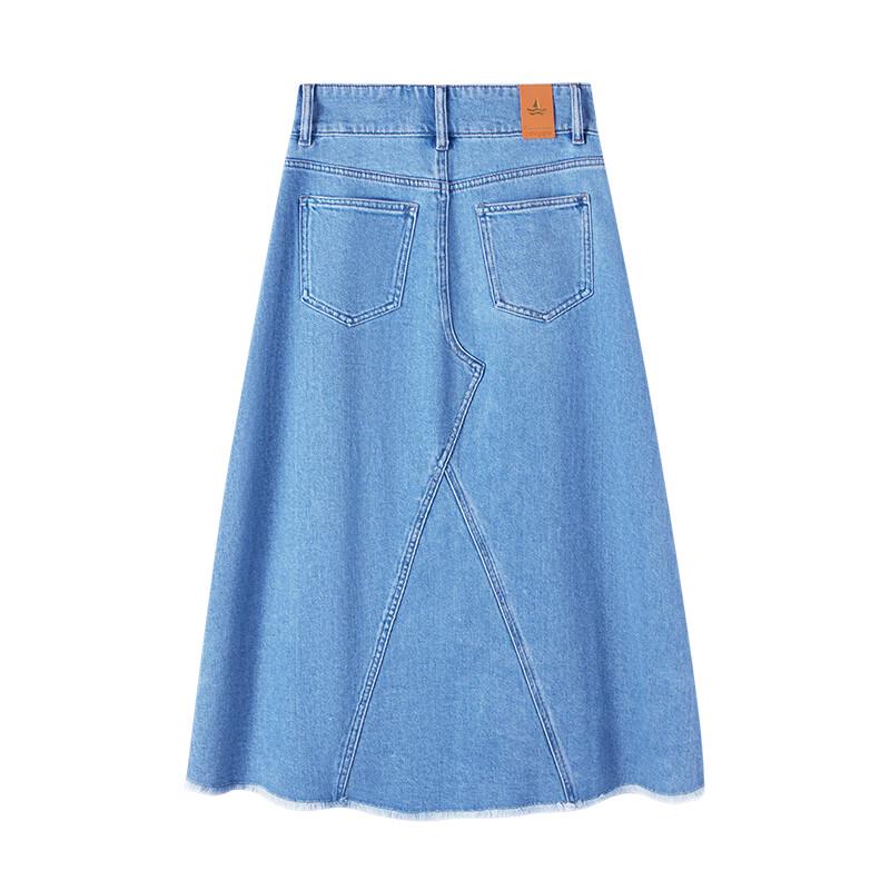Navigare Italia Women's Casual Denim A-line Skirt
