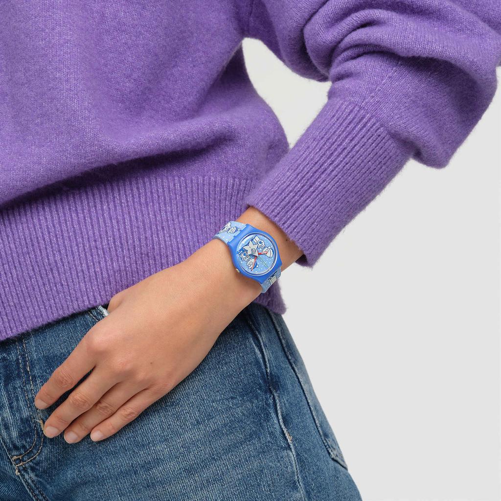 SWATCH Unisex Blue Watch SO28Z126 SO28Z126