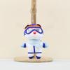Glasses Cat Plush Toy Keychain Stuffed Doll Pendant Bag Decoration Gift Kids