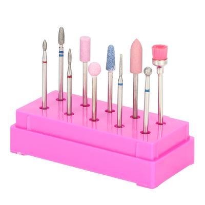 10pcs Celsius Set Nail Drill Bits File Grinding Head Set Electric Manicure Pedicure Nail Art Tools