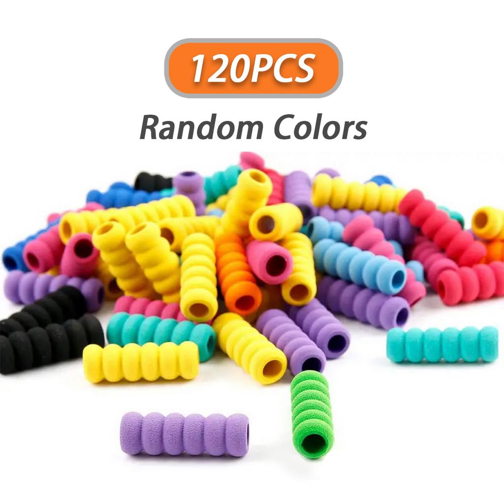 Sponge Pen Sleeve, Anti-Slip Pen Sleeve Accessory, Soft Foam Pencil Grips, Pen Sponge Grips, Relieving Fingers Fatigue