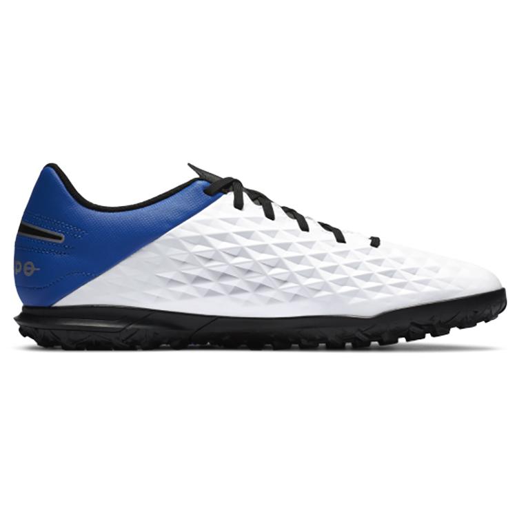 New Nike Legend 8 Club TF Turf 'White Black Blue' AT6109-104