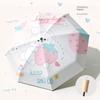 Cute Cartoon Children's Umbrella for Boys and Girls, Suitable for School Use, Uv Protection, Dual-Purpose for Sunny and Rainy Weather, Fully