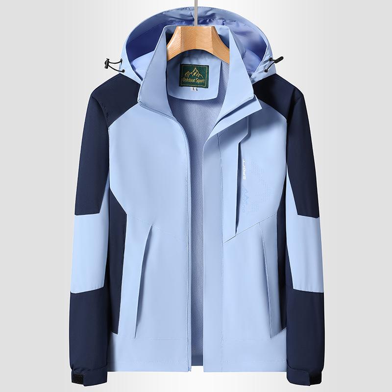 Spring and Autumn Single-layer Thin Outdoor Hardshell Jacket for Men and Women Mountaineering Sports Jacket