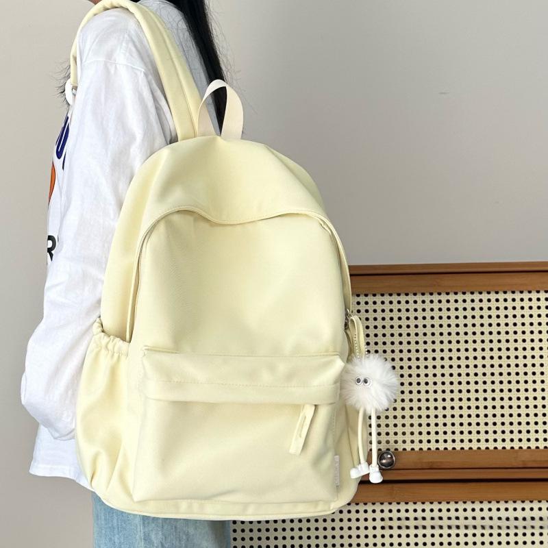 Стильный однотонный рюкзак для девочек-подростков и студенток колледжа
