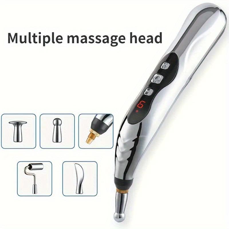 1set 5-in-1Electronic Acupuncture Pen Electric Meridians Therapy Heal Massager Meridian Energy Pen Relief Pain Tools