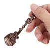 3pcs Vintage Mini Zinc Alloy Coffee Tea Spoon Dessert Stirring Cutlery Tableware