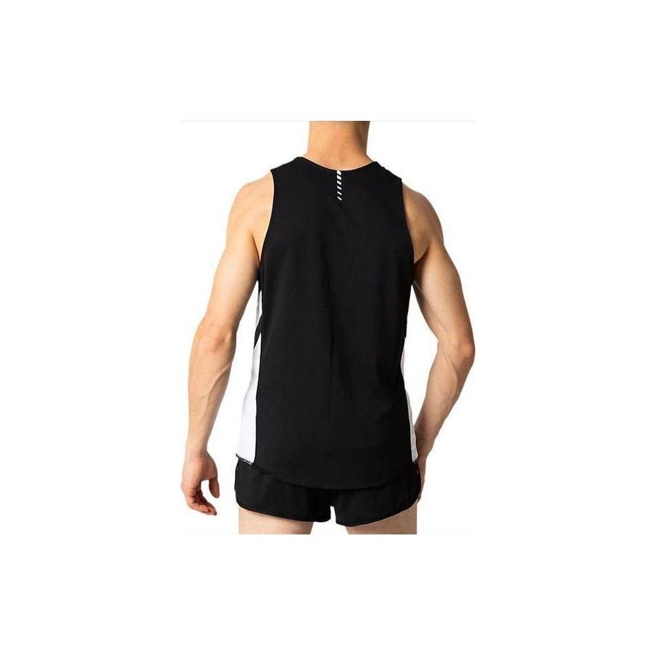 Asics Round Neck Pullover Solid Color Running Sleeveless Vest Men Vests Black 2091A124-001