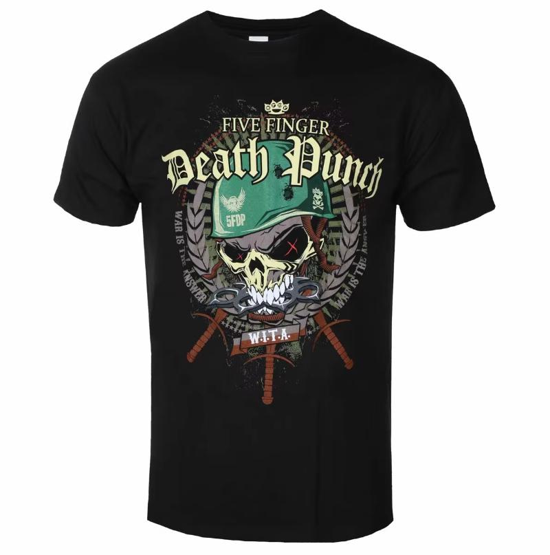 Five Finger Death Punch Graphic T-shirt Unisex Men Women Summer Short Sleeve Fashion Top Casual Vintage Brand Retro Tees