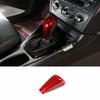 For BMW 3-Series E90 2005-2011 2012 ABS Red Console Gear Shift Knob Cover Trim