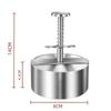 Hamburger Patty Maker Press 304 Stainless Steel Non-Stick Round Rice Ball Mold Thickness Adjusted Kitchen Beef BBQ Tools 4