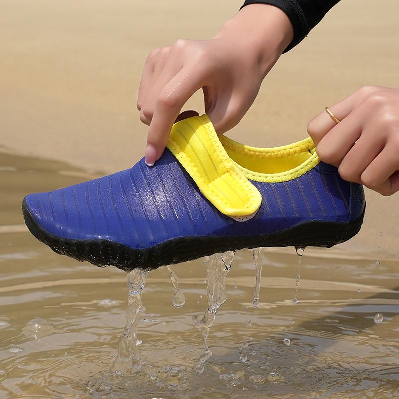 

Women Barefoot Shoes Healthy Anti Slip Rubber Low New Style Couple Fitness Sports Shoes Comfortable Outdoor Beach Swimming Shoes 35 синій