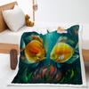 Blanket Marine Life Dolphin Lamb Fleece Crystal Fleece Blanket