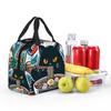 An Adorable Cat Relishing A Bowl Of Ramen Insulated Lunch Bag for Women Children Portable Food Boxes Thermal Lunch Box Tote