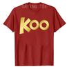 The Roo Kanga | Koo Koo Kangaroo T-Shirt Letters Printed Graphic Tee Tops Music Lover Graphic Outfits Short Sleeve Blouses Gifts