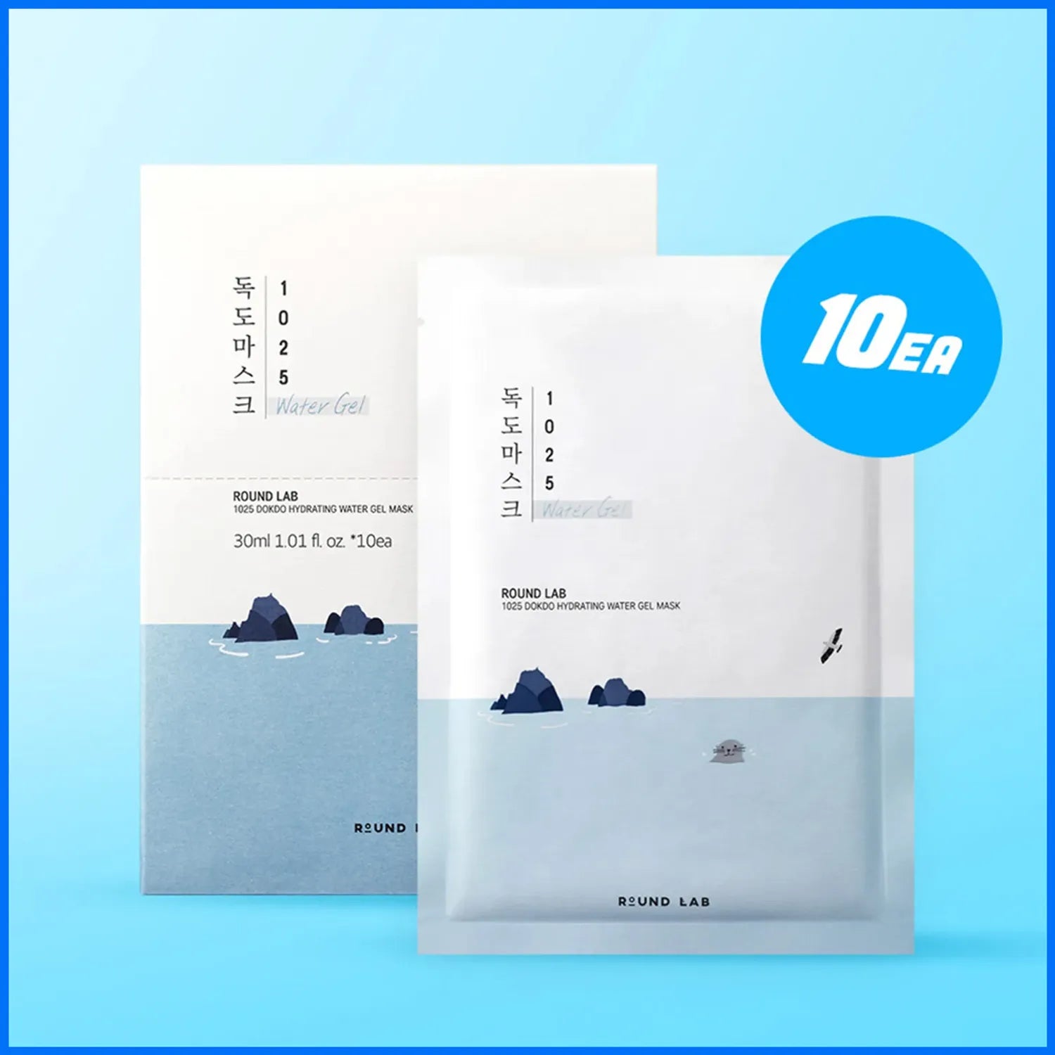 ROUND LAB 1025 Dokdo Hydrating Water Gel Mask Sheet 10ea Gel Mask Sheet 10ea