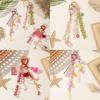 Cute Animal Keychain With Starry Heart And Water Drop Pattern For Kids And Teens