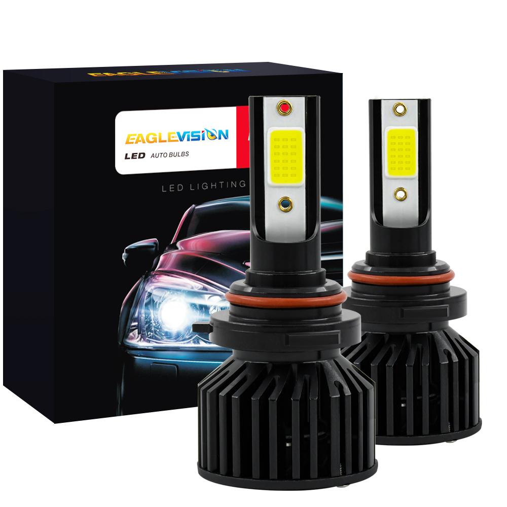 LED Head Lamp 1 Pair Auto Fog Light Bulbs 40W 8000LM 6000K H4 H7 H11 9006 Car  Headlight Car Stylish Super Bright Big Led Chip