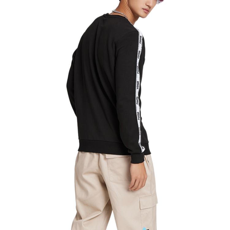 Men's Sweatshirt PUMA TAPE Sweatshirt Men's Black
