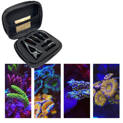 6 In 1 Phone Camera Lens Filter Color-enhancing Macro Lens For Fish Tank Aquarium Coral Photography