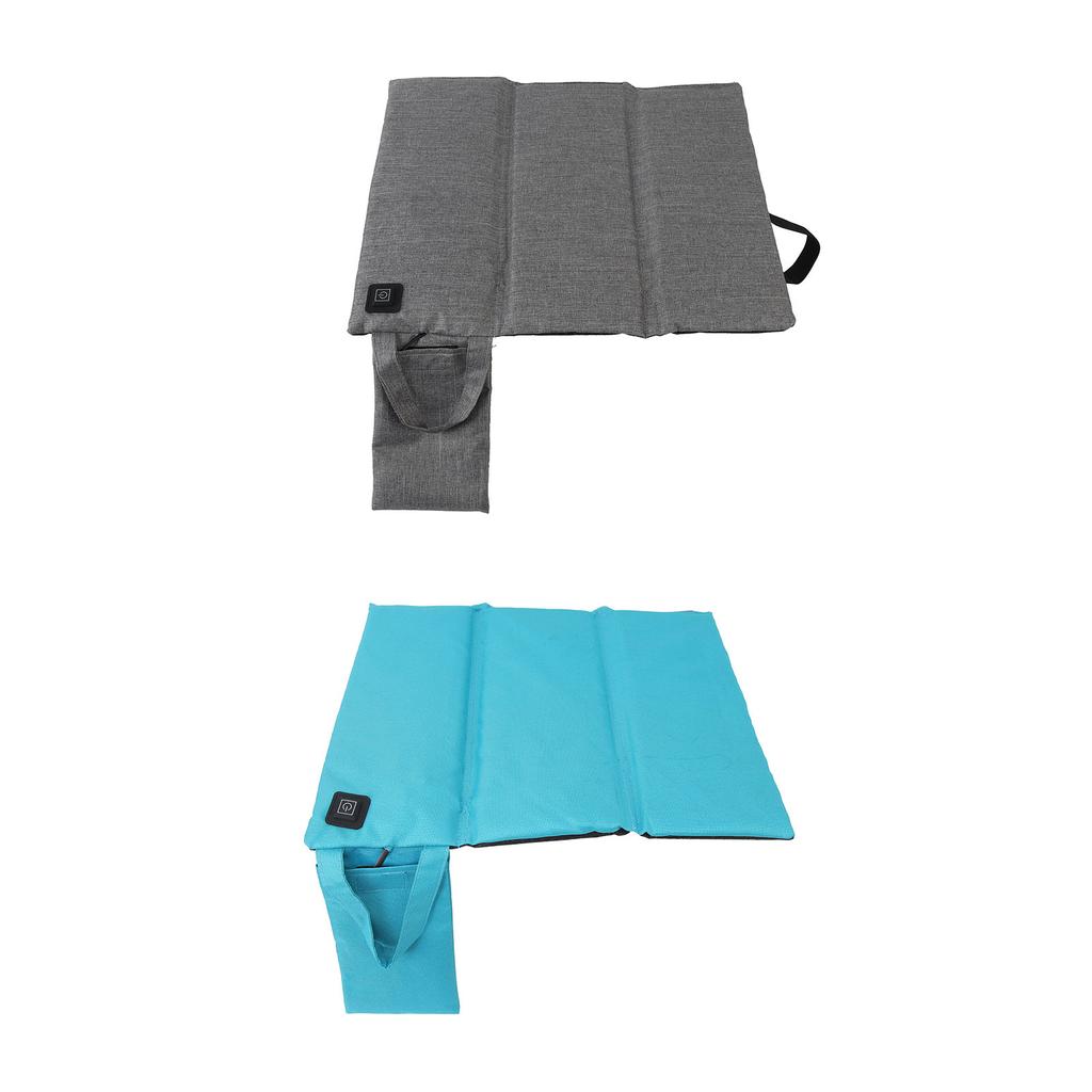 Portable Heated Seat Cushion Adjustable Temperature Heating Seat Pad Multipurpose Lightweight Foldable for Stadium for Camping