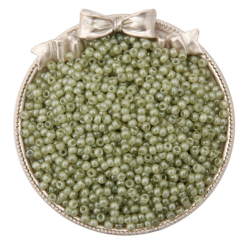 20g 3/4mm imitacja lodów szklanych koralików ryżowych materiał ręcznie robiony diy kolczyki koralikowe bransoletka akcesoria do włosów