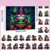 Halloween Acryl-Geister Countdown-Kalender Mit 24 Anhängern Für Dekorationsfeiern