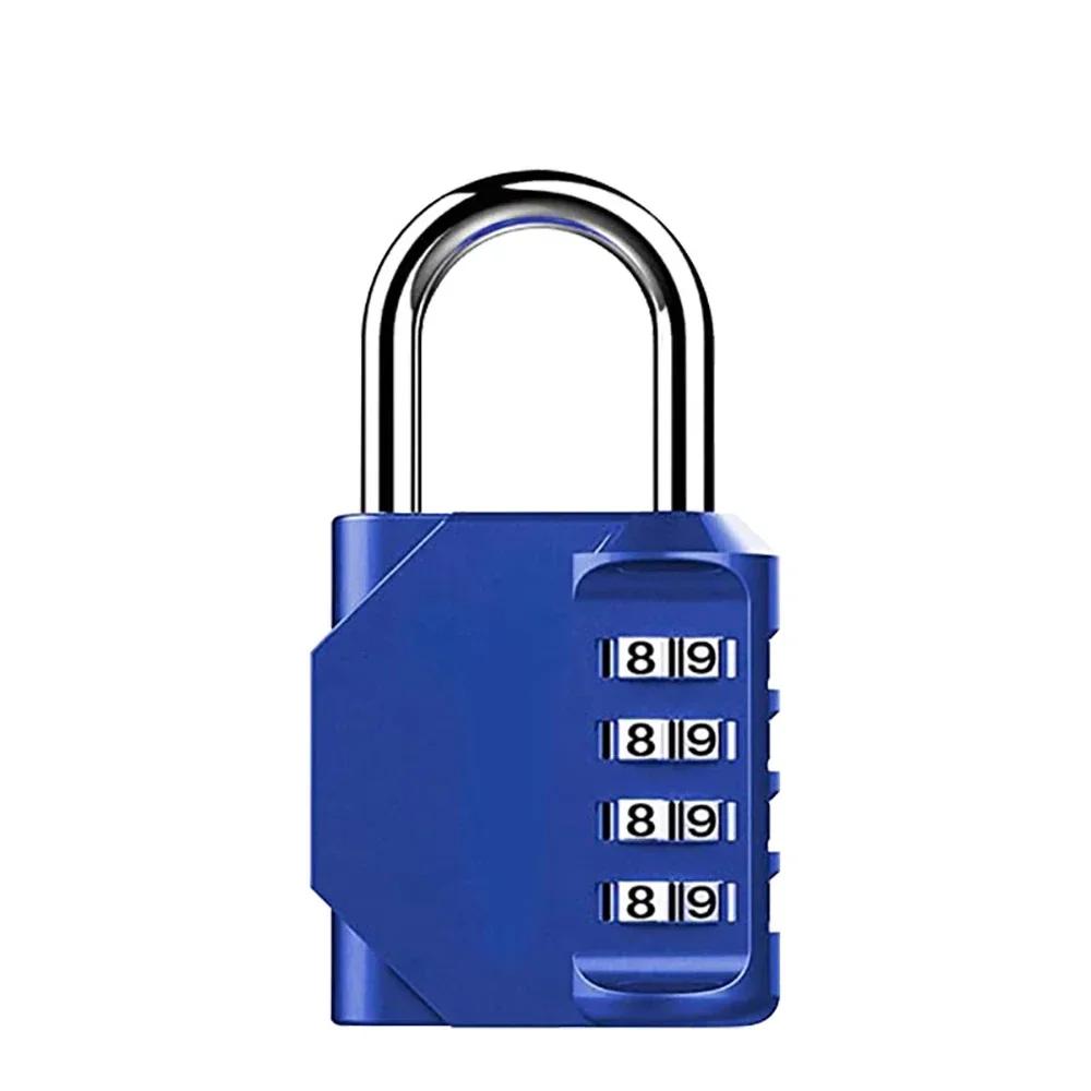 Padlock Password Locks 4 Digit Mini Lock Number Password Waterproof Security Lock for Door Suitcase Bag Package Cabinet Window