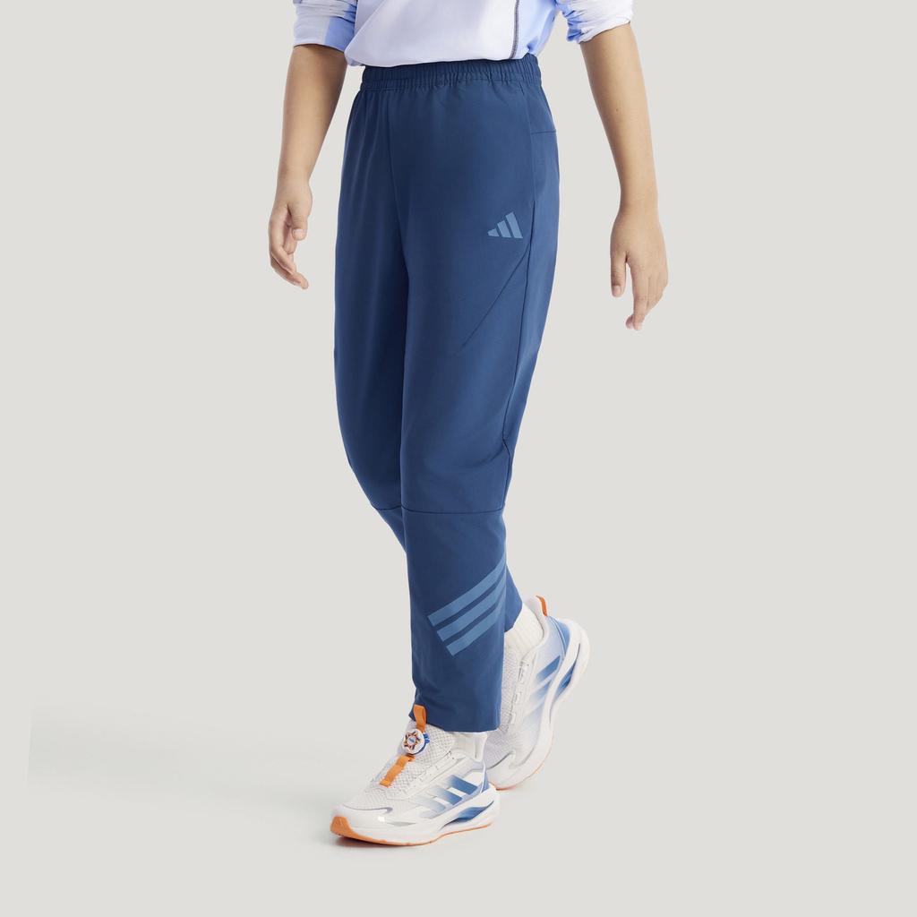 Adidas Comfortable Skin-Friendly Fashion Striped Woven Casual Sports Pants Kids bottoms KG5971