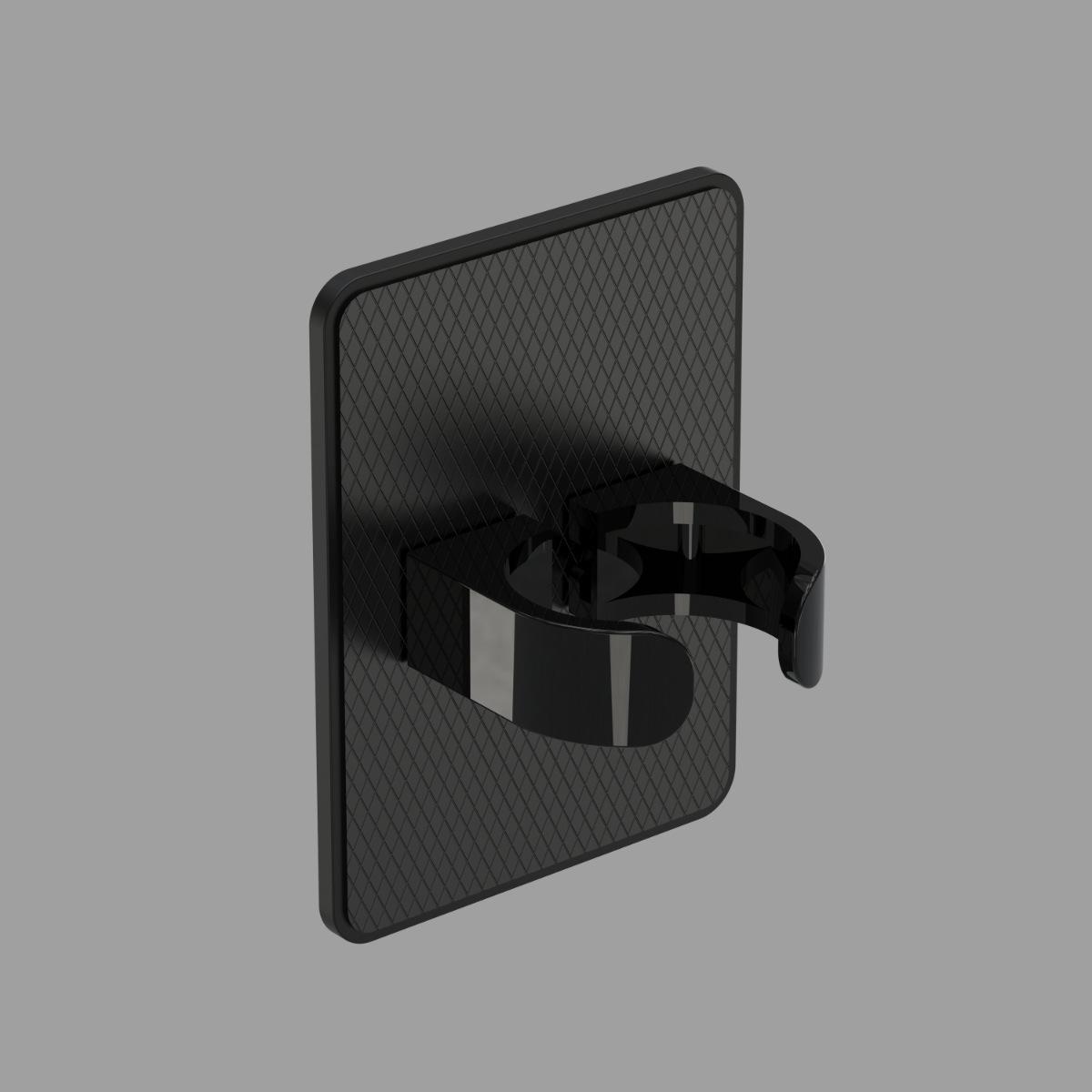 

Wall-Mounted Shelving Unit For Bathroom And Toilet - No Drilling Required One Size чёрный