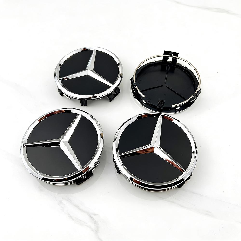 A1714000025 4pcs 75MM Car Wheel Center Hub for Mercedes Benz AMG A C GLC GLA GLK GLE W205 W204 W203 W212 W211 W213 W210 W164