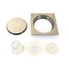 10x10cm   Floor Drain Brass Square Pop-up Floor Drain Floor Cover Shower Room Push Down Deodorant Bathtub Shower Drain