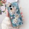 Hülle Für Vivo Y39 Y300i 5G Cover V2436 V2444A Neue Mode Blume Schmetterling Weiches Silikon Klare Hülle Für VivoY39 VivoY300i Funda