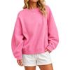 Women's Fashion Casual Long Sleeve Neck Sweatshirt Top for Everyday Wear