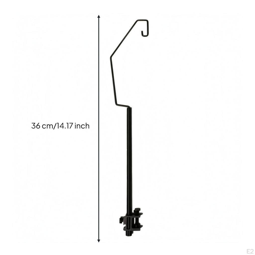 Portable Camping Lamp Stand Lightweight Hanging Hook for Campers