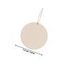 1 set Wooden Tag Plaque Unfinished Round Wood Slices Thick Smooth Diy Craft Supplies For Wall Decor Hanging Ornaments Blank