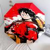 1 PC Automatic Folding Umbrella - One Piece Monkey D Luffy Pattern Portable Foldable Design With 8 Ribs Christmas Birthday Gifts