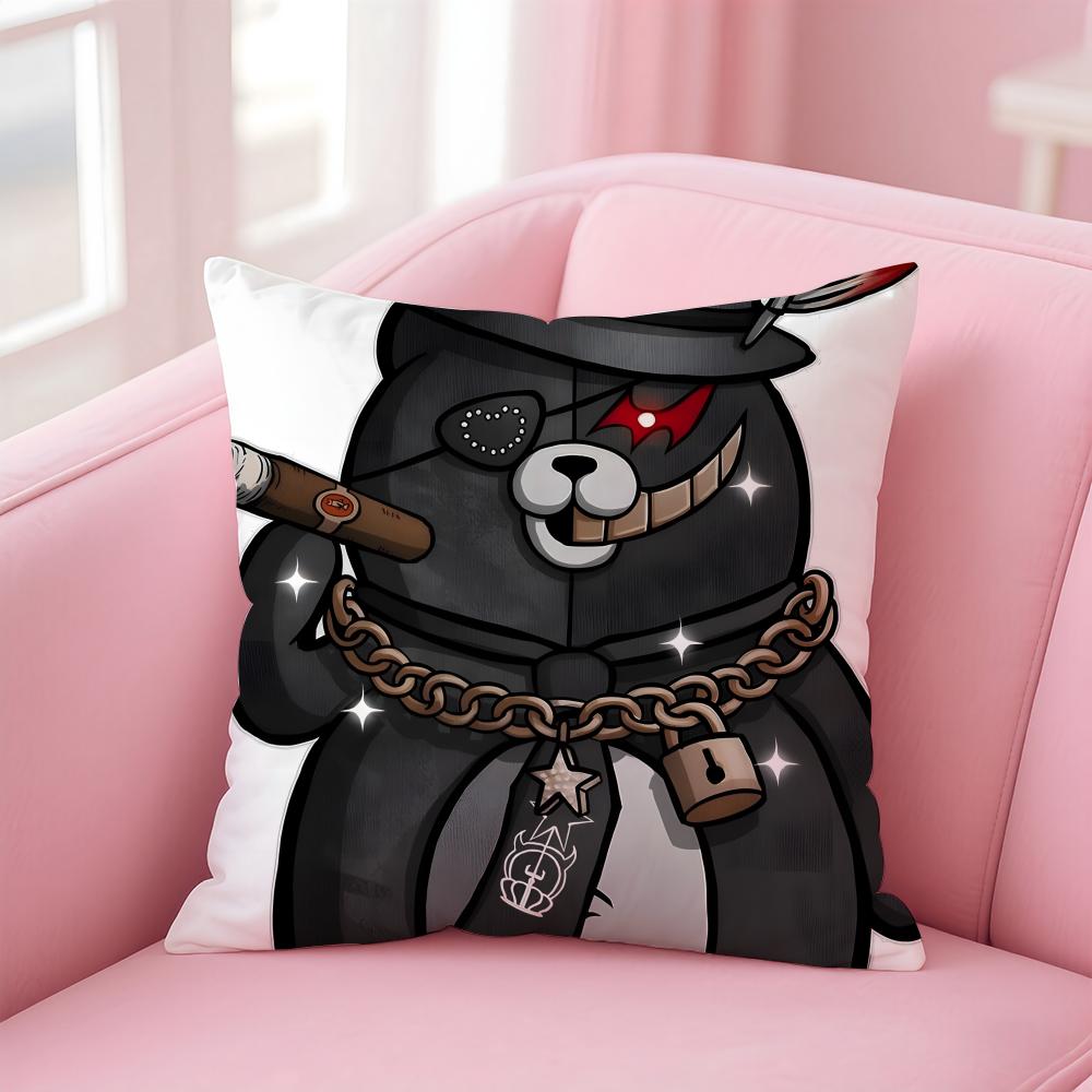 SShirokuma Cushion Cover Pillow Case Soft Friendly Fabric  Concealed Zipper