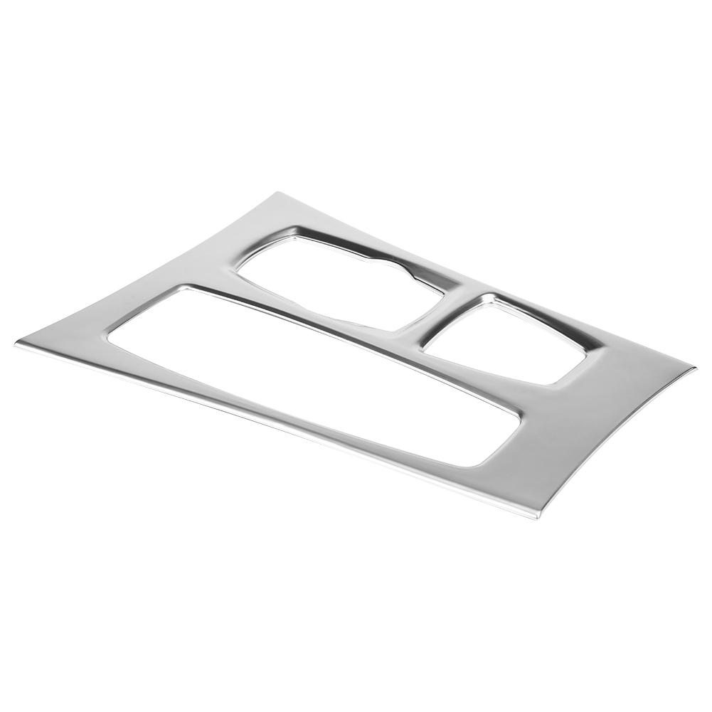 Chromium Electroplating Center Console Gear Box Panel Cover Trim for X5 E70 2010 2013