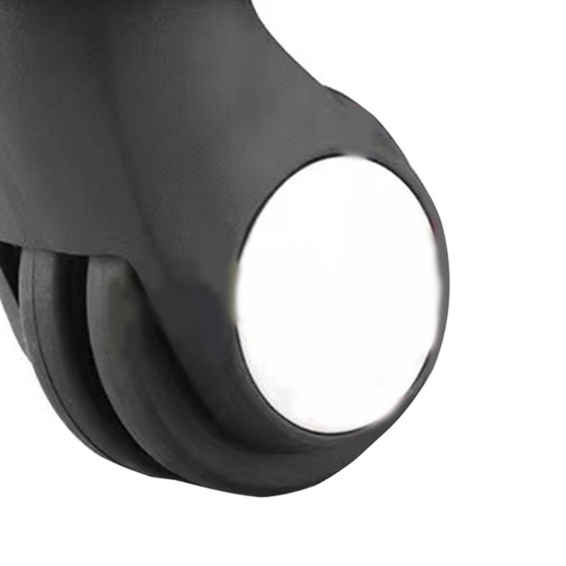 Versatile A17 ABS Inner Double Wheel Casters Smooth 360° Swivel 1 Pair Wheels for Easy Maneuvering Durable for Suitcase